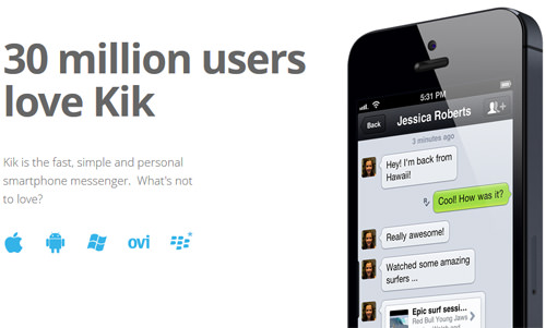 Kik Whatsapp Alternative Messaging Android App