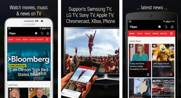 Flipps HD Free Movie Streaming App for Android