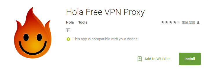 Hola Free VPN Apps for Android
