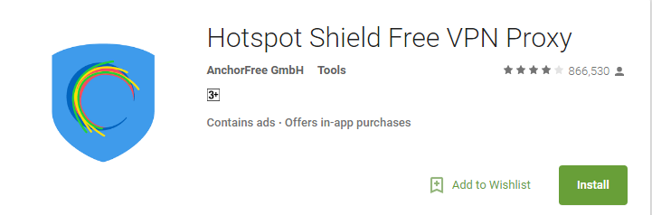 Hotspot Shield VPN Proxy App for Android