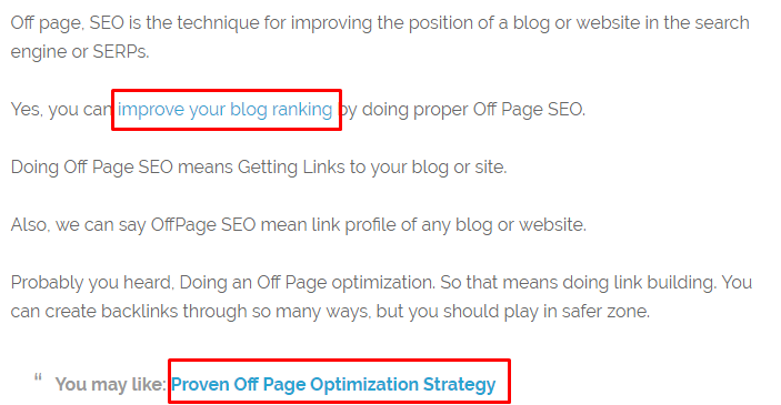 Inter Linking On Page SEO Technique 2017