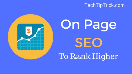 On Page SEO Technique