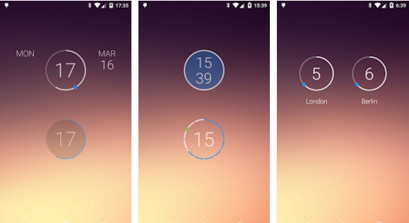 Onca Clock Widget for Android