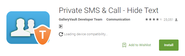 Private SMS & Call for Hide Text Messages Android Phone