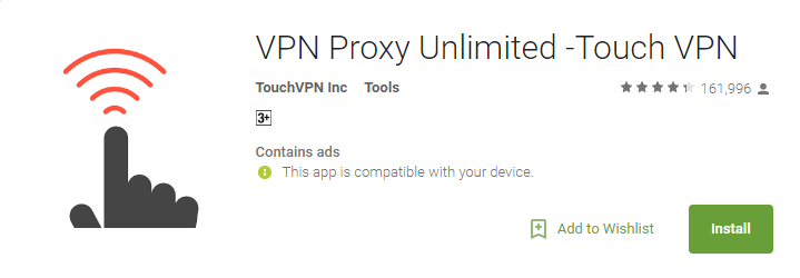 Touch VPN Apps for Android