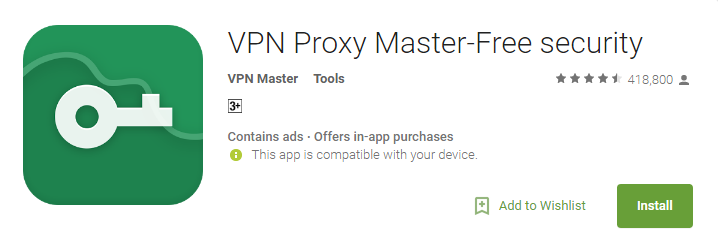 VPN Master Apps for Android
