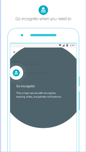 Incognito mode on Google Allo