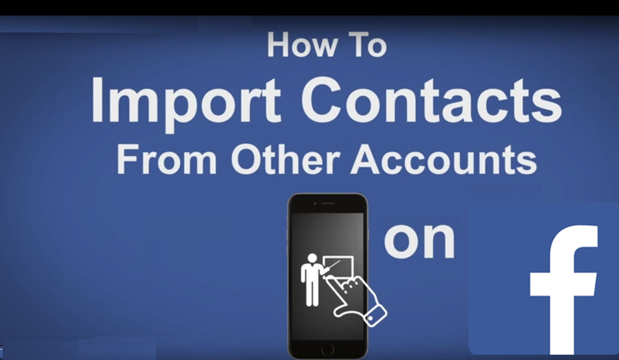 How to upload contacts to Facebook from your mobile phone or other accounts