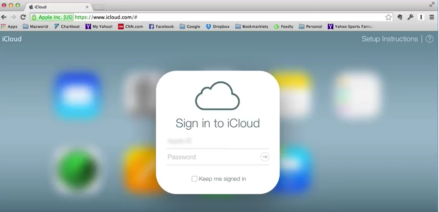 icloud login for two step verification