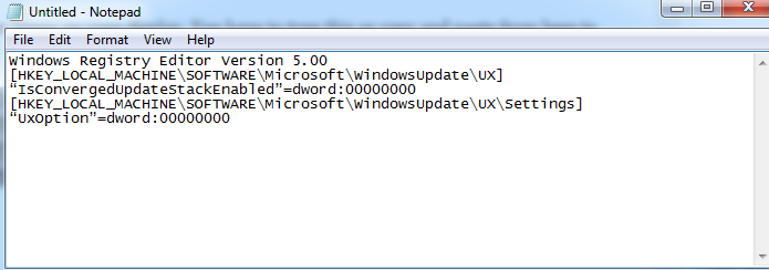 Editing Registry to fix Windows Update Error 0X80070057 image