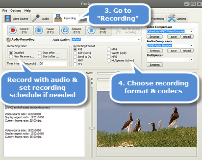 Free Screencast webcam recorder software
