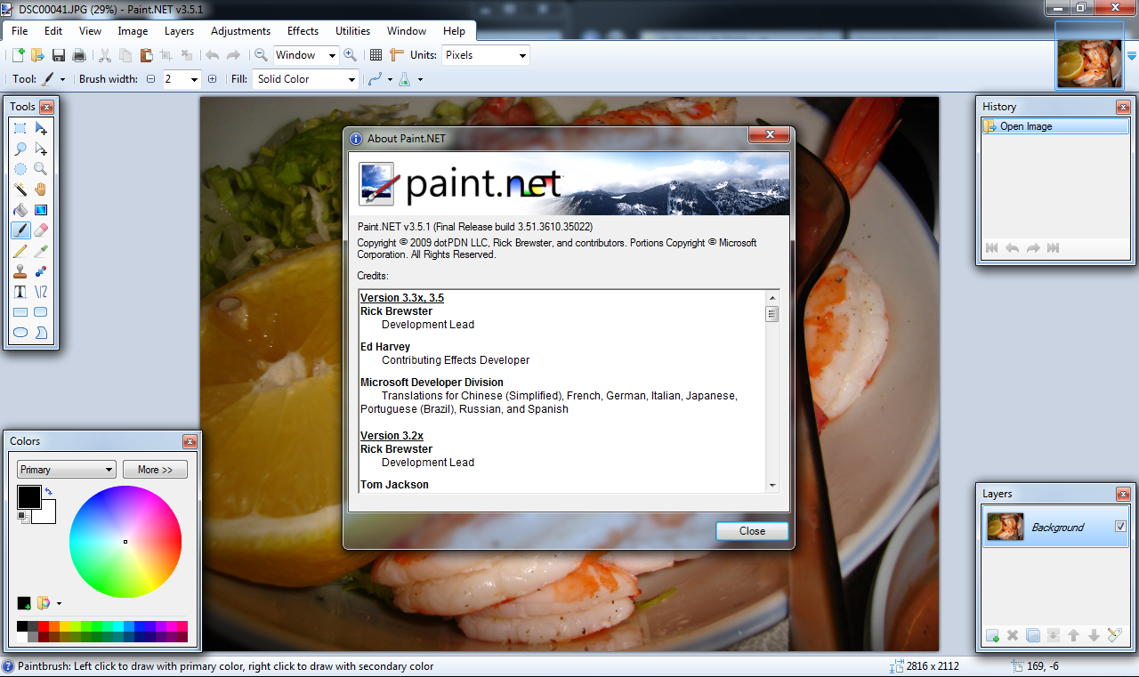 Paint.NET Free Photoshop Alternatives Software
