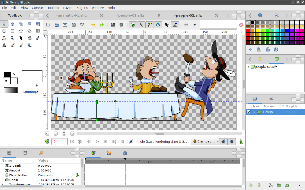 Synfig Studio free 2d animation software