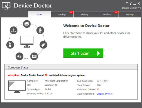 Device Doctor - Free Driver Update Software