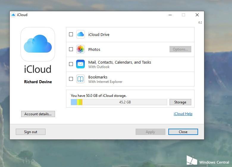 icloud third party windows