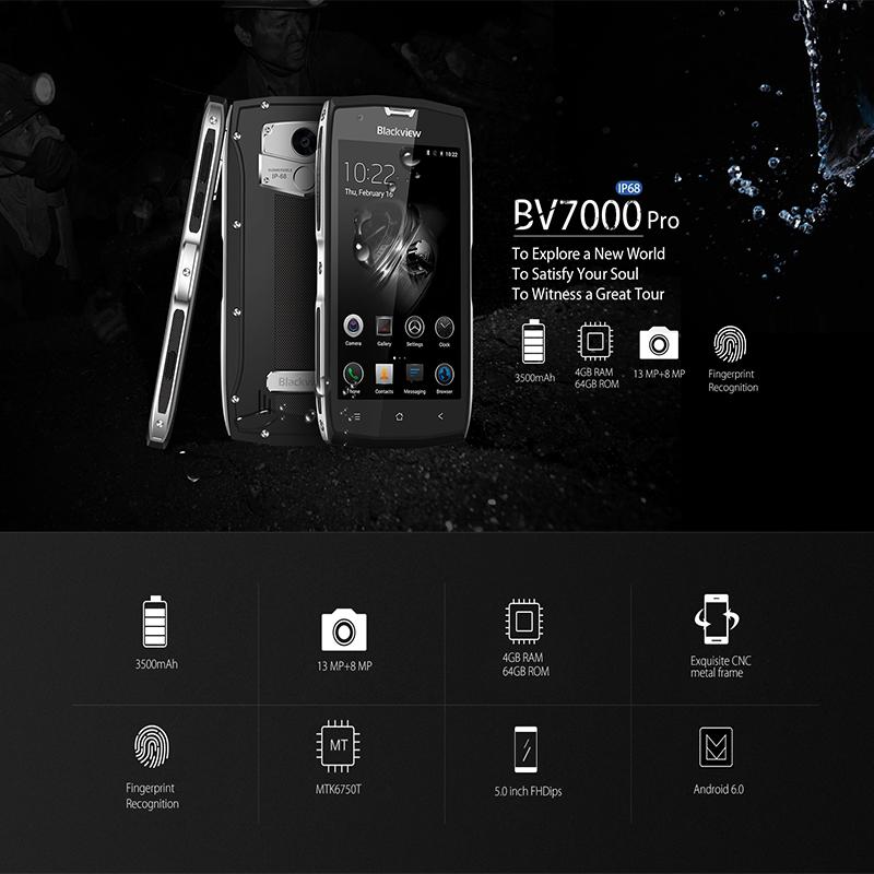 Blackview 7000 Pro rugged phone
