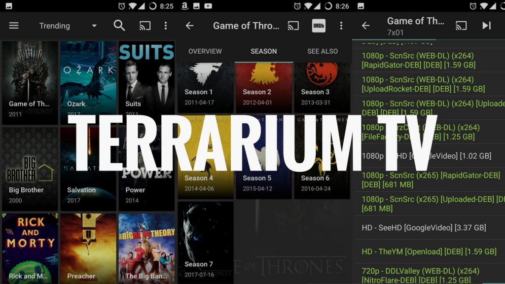 TerrariumTV moive streaming website online