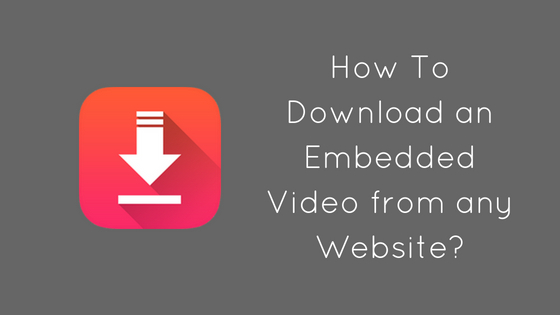 embedded video download