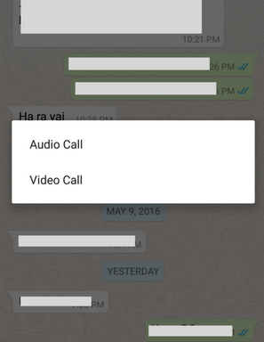 Enable Whatsapp Video Calling Fature