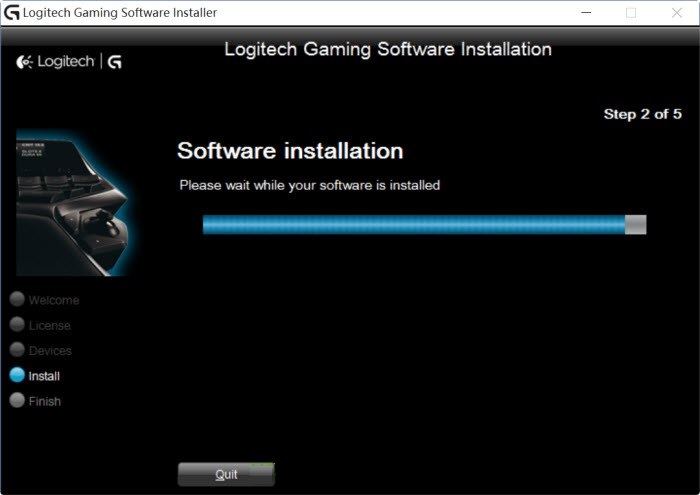 logitech gaming software crashes