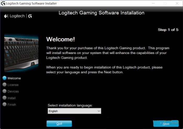 Logitech gaming software не запускается windows 10