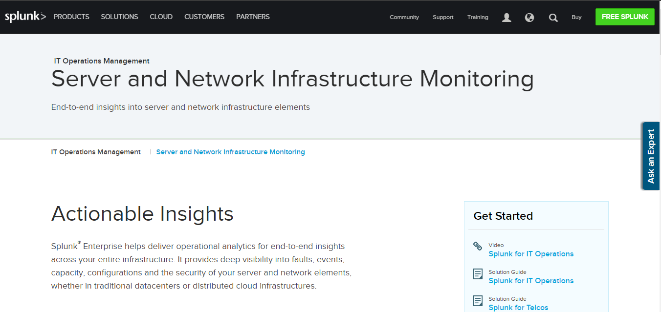 Splunk Network Monitoring Tool for Windows 10/7/8