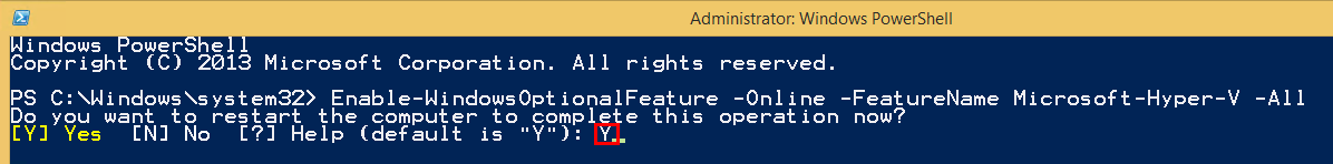 Hyper V Windows PowerShell Image