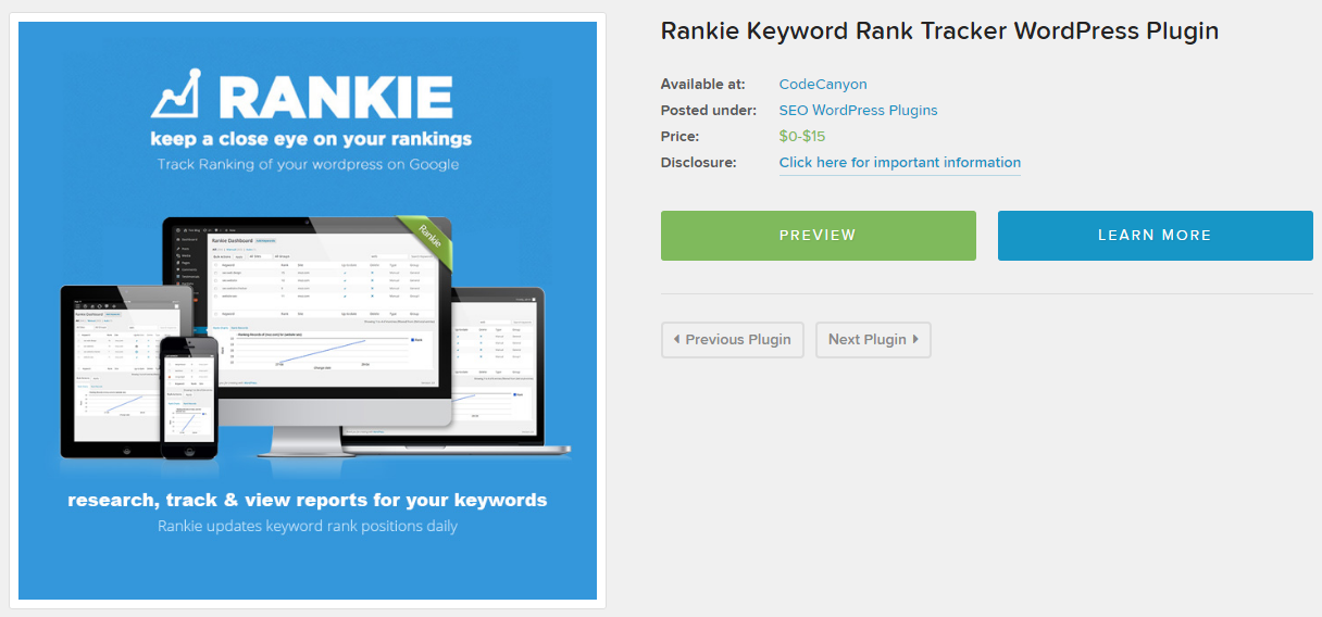 Rankie WordPress SEO Plugin