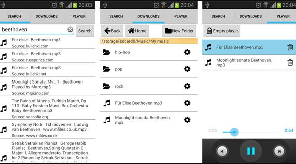 Copyleft MP3 Downloader App for Android