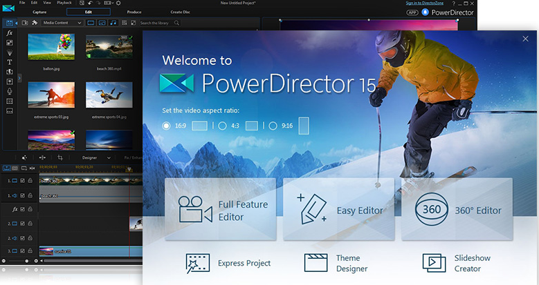 CyberLink PowerDirector Video Editing Software 2017
