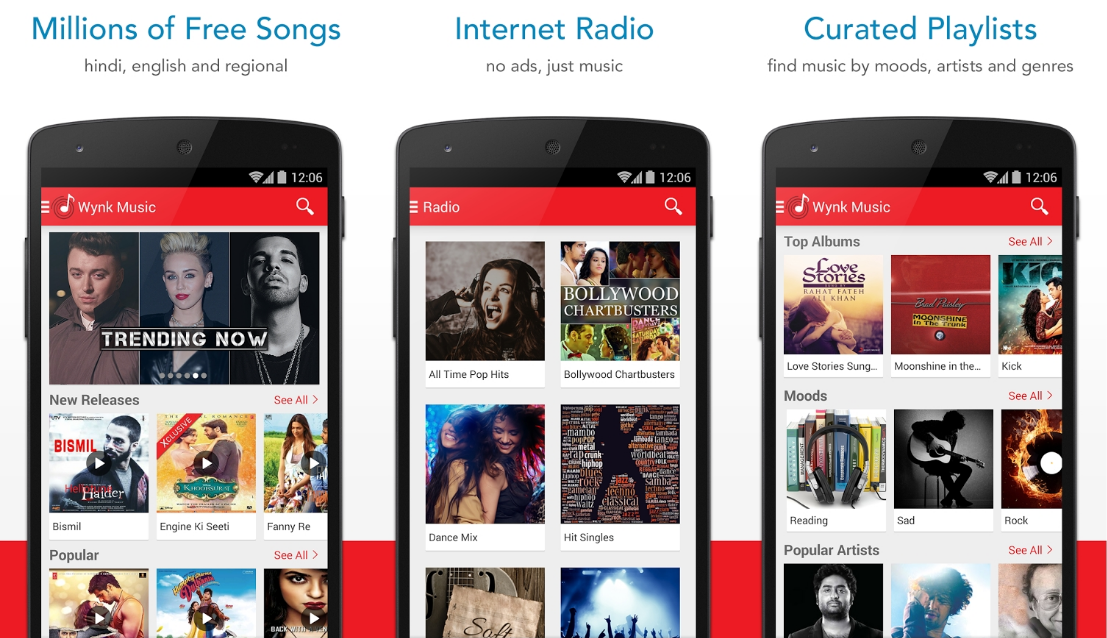 Wynk Music best mp3 music downloader for android