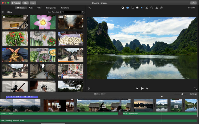 iMovie Video Editing Software 2017