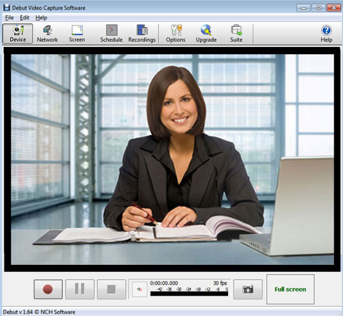 Debut Video Capture free webcam recorder software