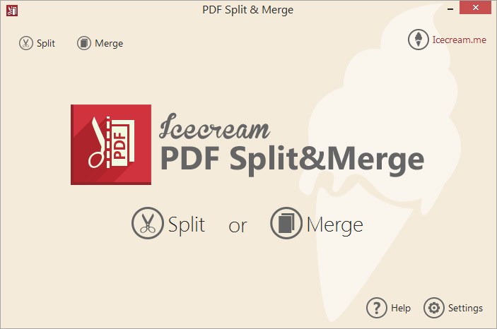 Icecream PDF Split & Merge - Free PDF Editor Software