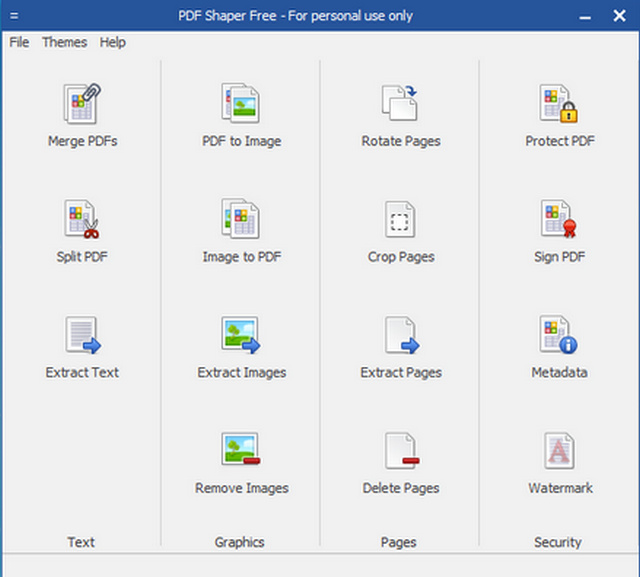 PDF Shaper - Free PDF Editor Open Source