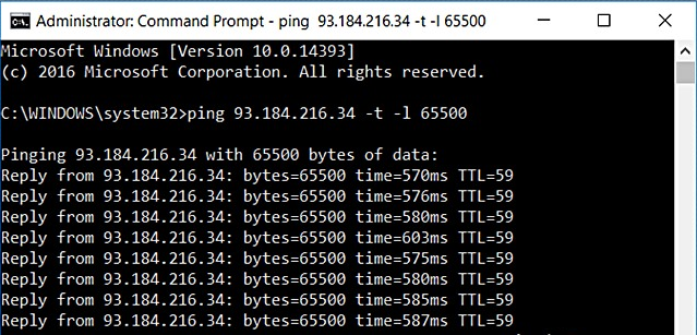 DDos Website Using Command Prompt