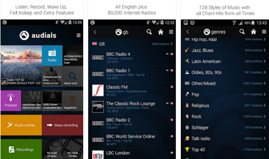 android music player and radioapp