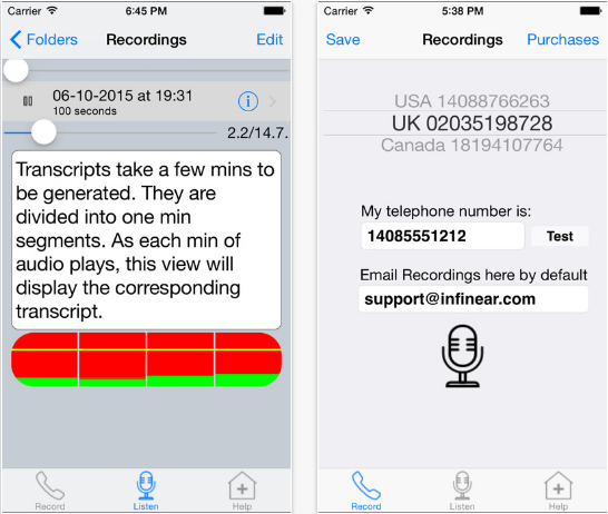 iPhone Call Recording Pro Free