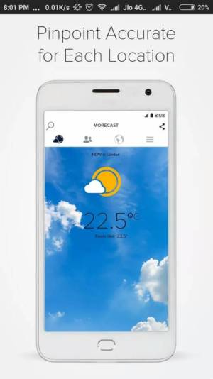 MORECAST app