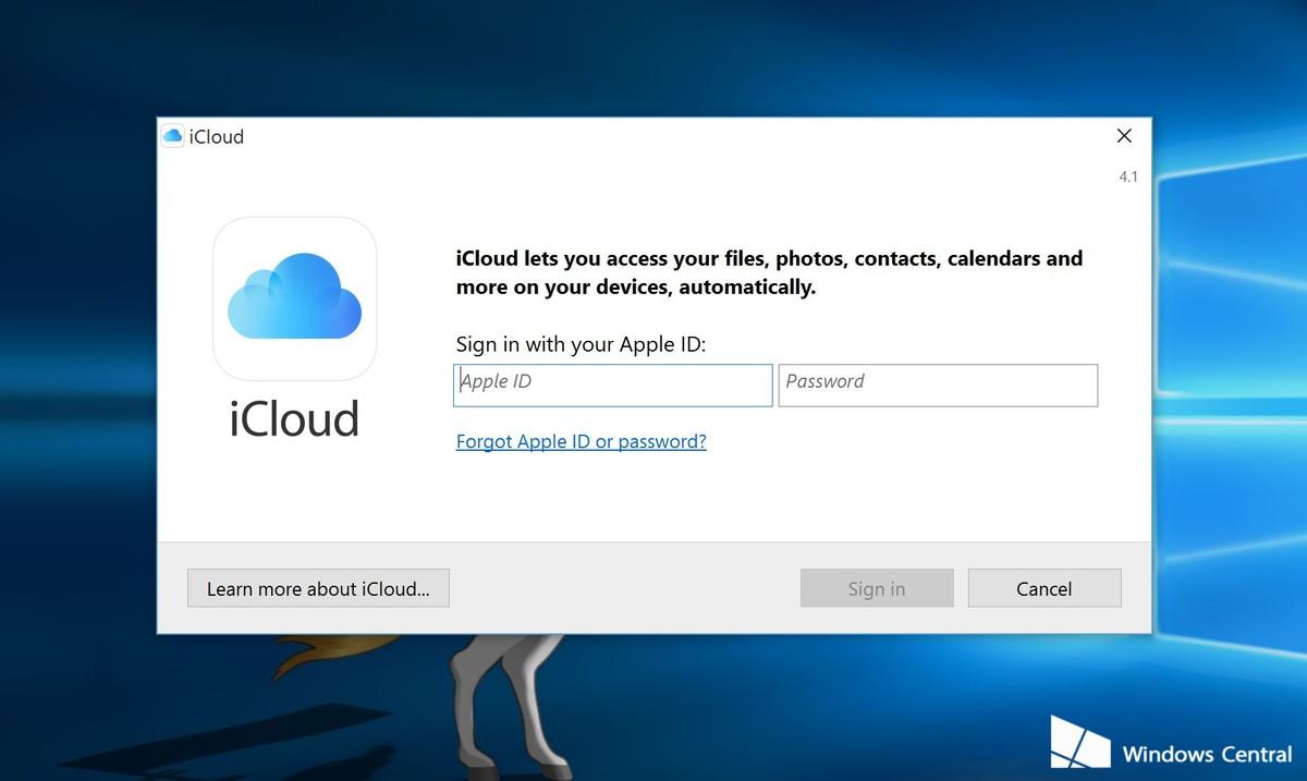 download icloud for windows 10