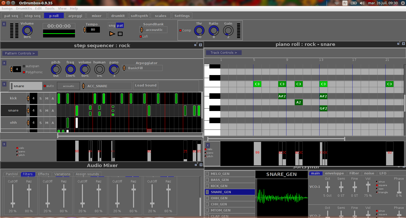 orDrumbox beat making software