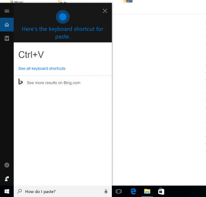 personal assistant Cortana for windows 10 help