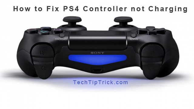 ps4 controller not charging