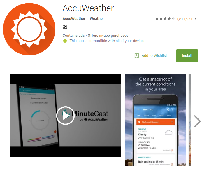 download accuweather app