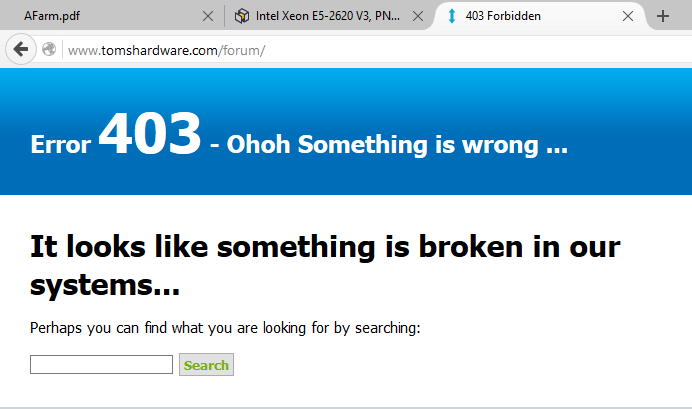 Wordpress 403 Forbidden Error
