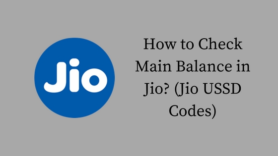 jio ussd codes