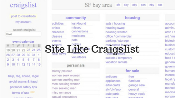 Site Like Craigslist