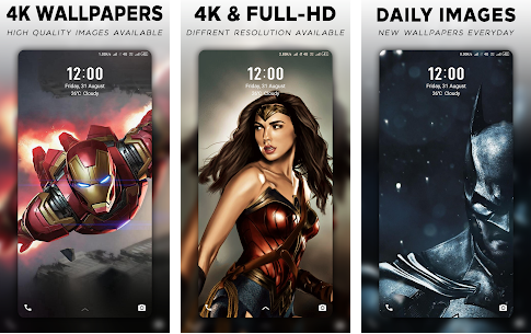 4K Superheroes Wallpapers - Live Wallpaper Changer