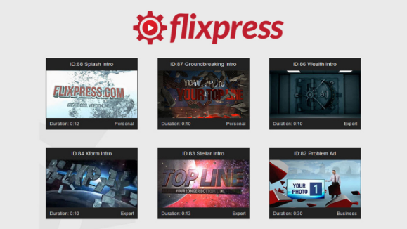 FlixPress youtube intro video maker
