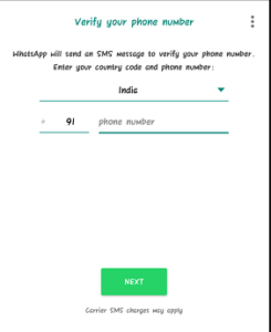 phone number verification for yowhatsapp